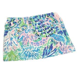 Lilly Pulitzer Mini Madison Skort Multi Shell of a Party